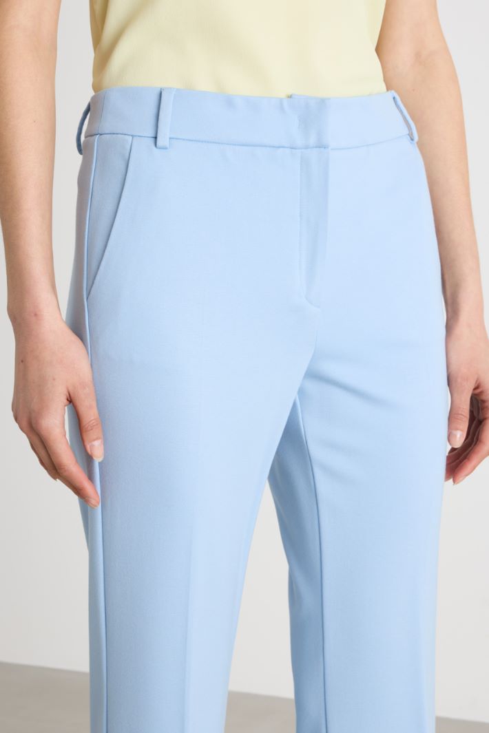 Pantalone dritto in jersey Intrend - 3