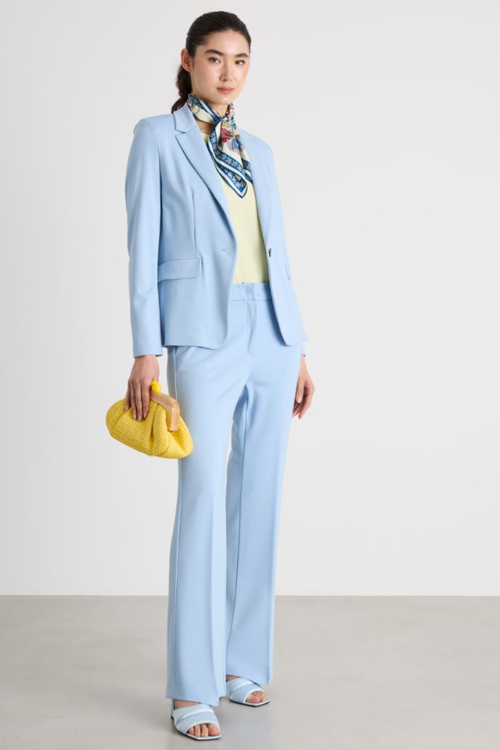 Pantalone dritto in jersey Intrend