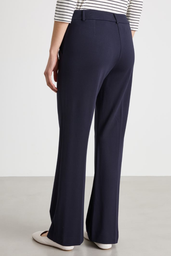 Pantalone dritto in jersey Intrend - 4