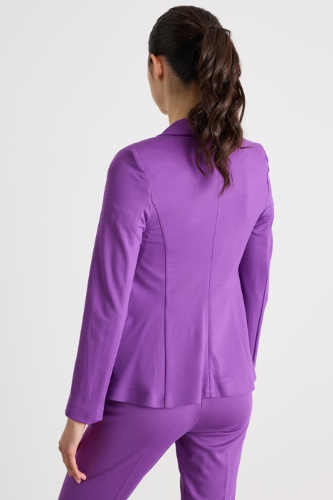 Blazer in jersey