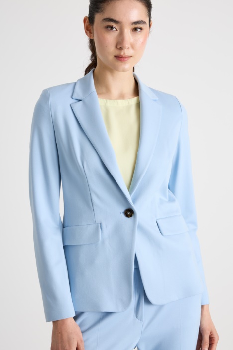 Blazer in jersey