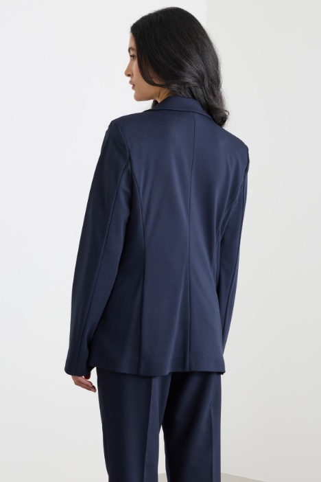 Blazer in jersey