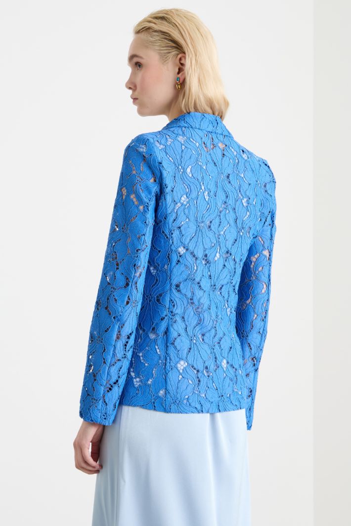 Blazer in jersey pizzo Intrend - 4
