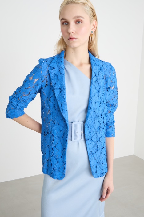 Lace jersey blazer Intrend