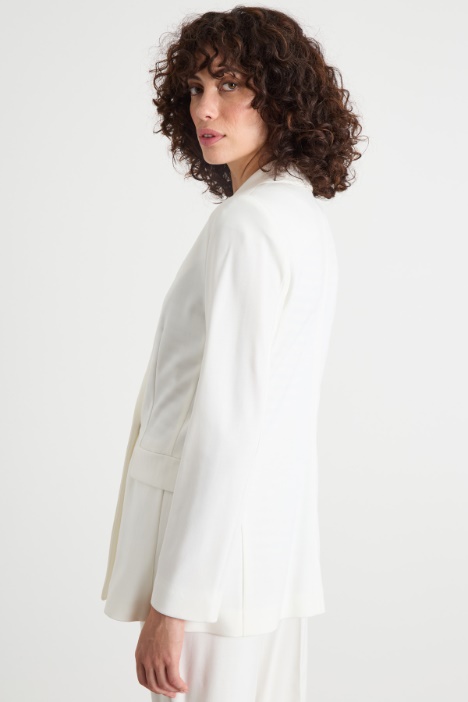 Blazer doppiopetto in jersey