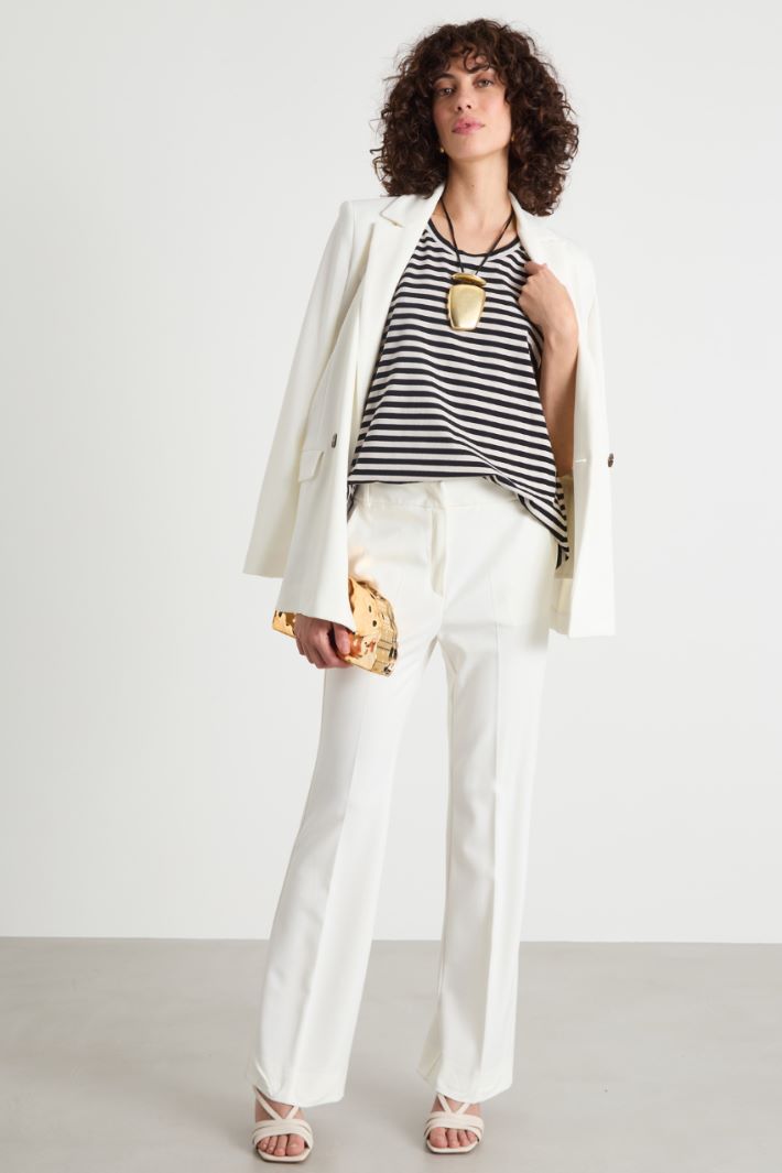 Double-breasted jersey blazer Intrend