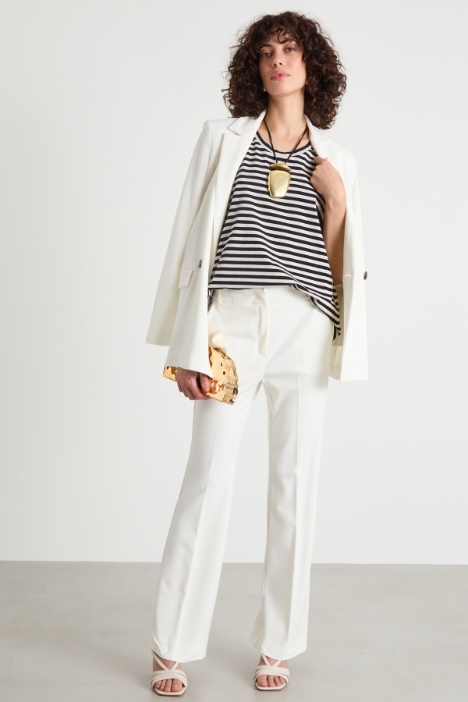 Double-breasted jersey blazer Intrend