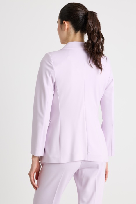 Blazer doppiopetto in jersey