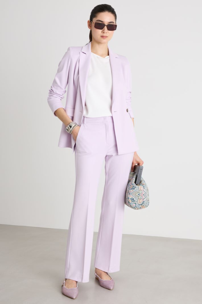 Blazer doppiopetto in jersey Intrend