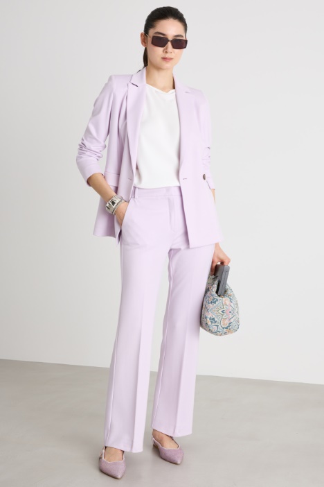 Double-breasted jersey blazer Intrend