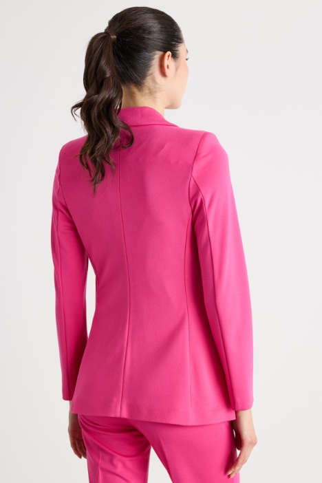 Blazer doppiopetto in jersey