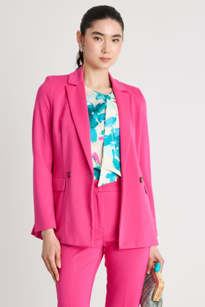 Blazer doppiopetto in jersey Intrend - 2
