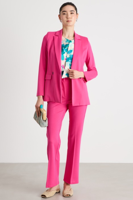 Double-breasted jersey blazer Intrend