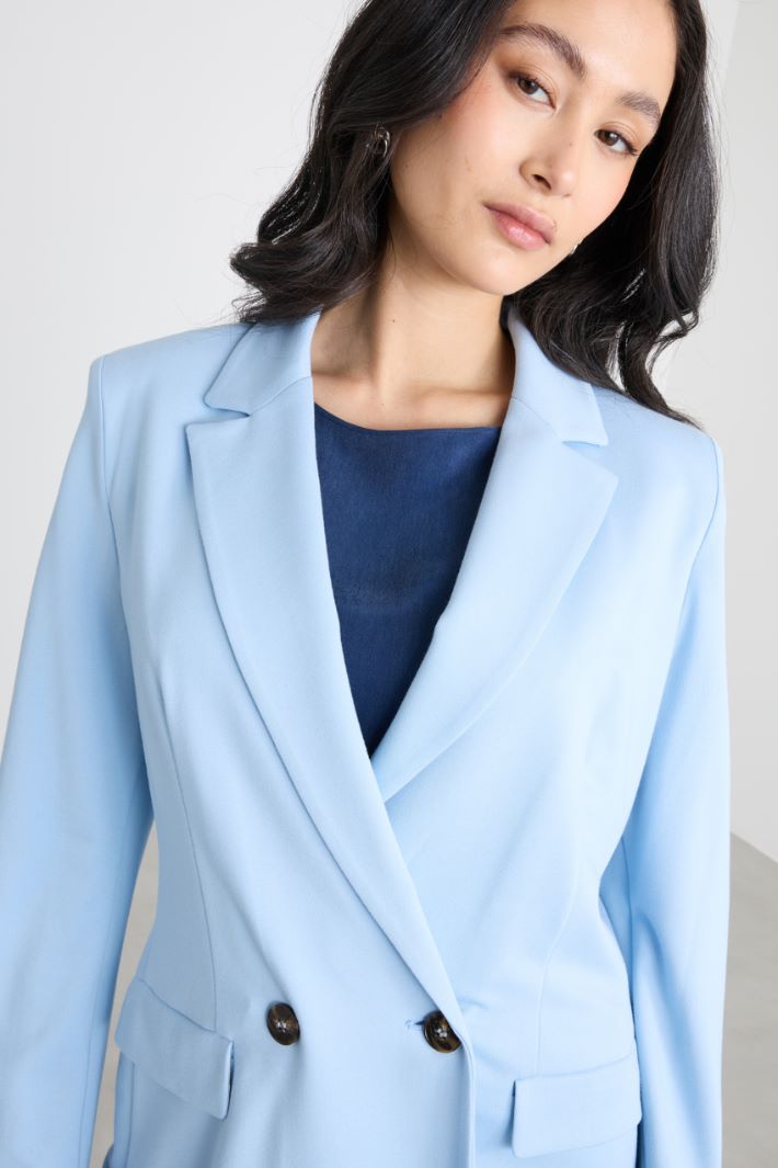 Blazer doppiopetto in jersey Intrend - 3