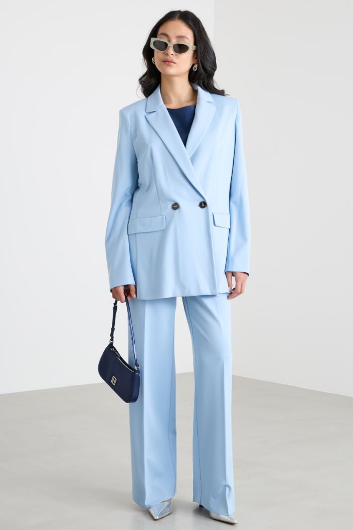 Blazer doppiopetto in jersey Intrend