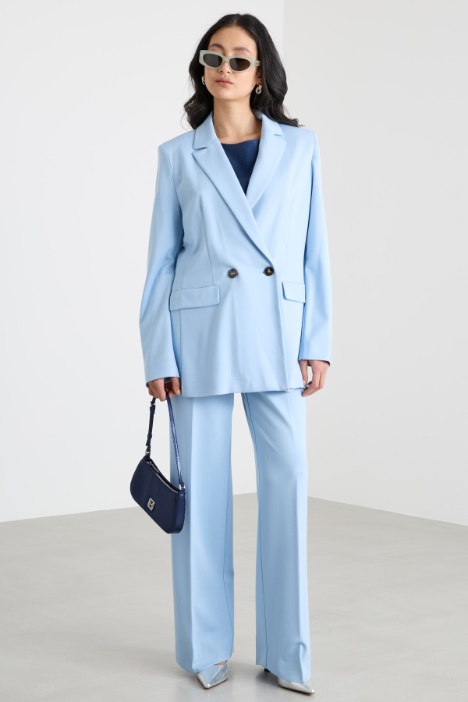 Double-breasted jersey blazer Intrend