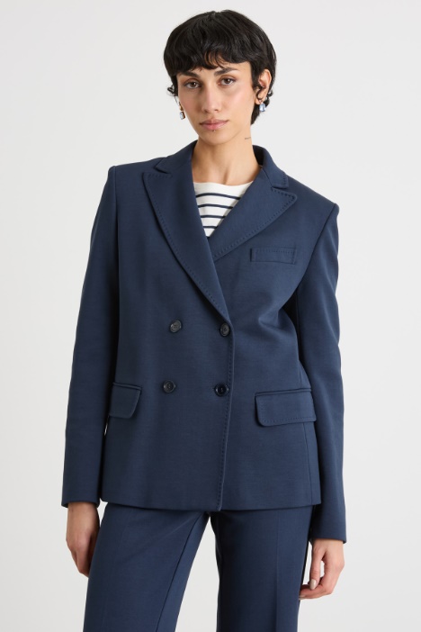Double-breasted jersey blazer Intrend