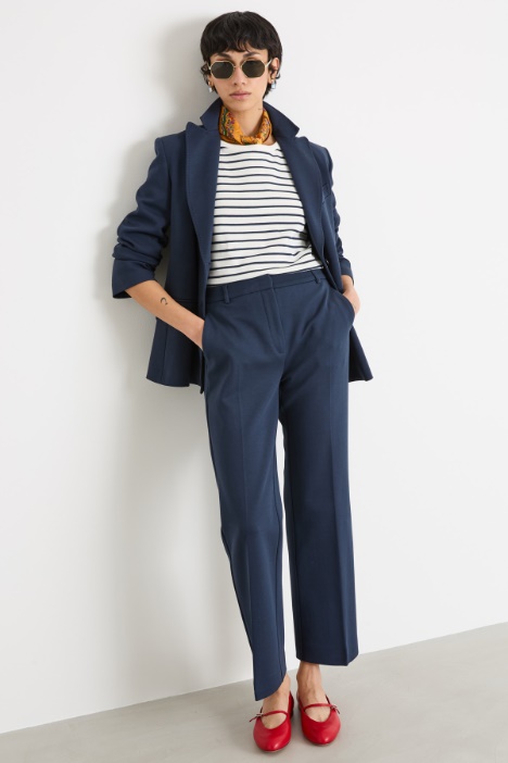 Double-breasted jersey blazer Intrend