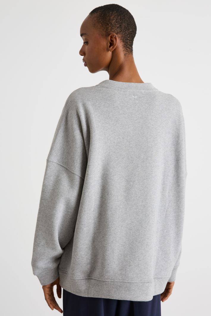 Dropped-shoulder sweatshirt Intrend - 4