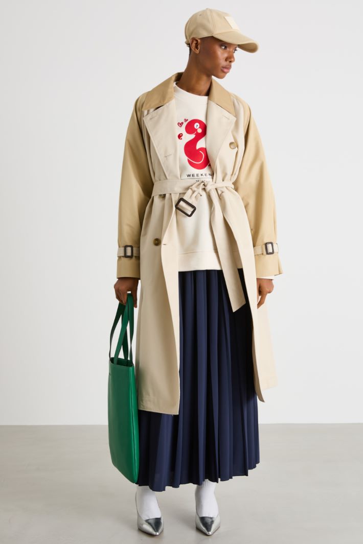 Dropped-shoulder sweatshirt Intrend