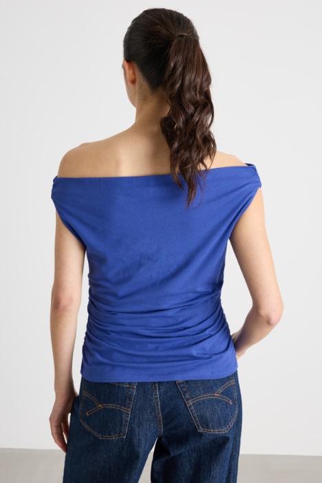 Top effetto off shoulder