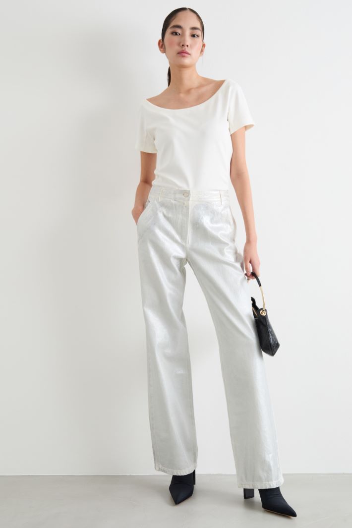 Scoop-neck top Intrend