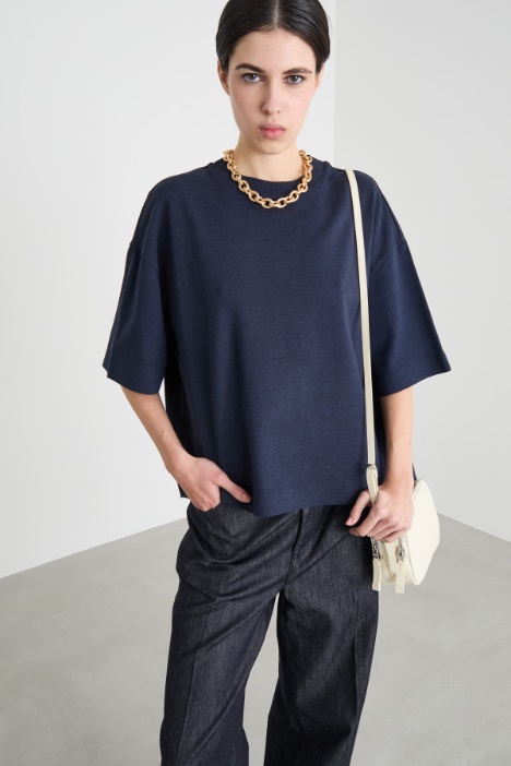 Boxy jersey T-shirt Intrend