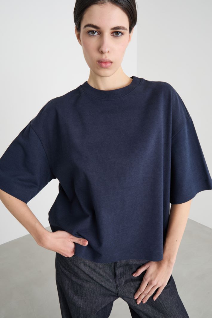 Boxy jersey T-shirt Intrend - 3