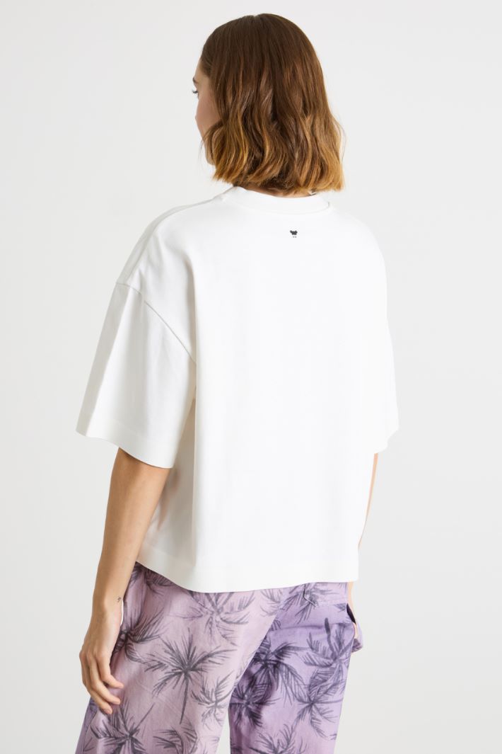 Boxy jersey T-shirt Intrend - 4