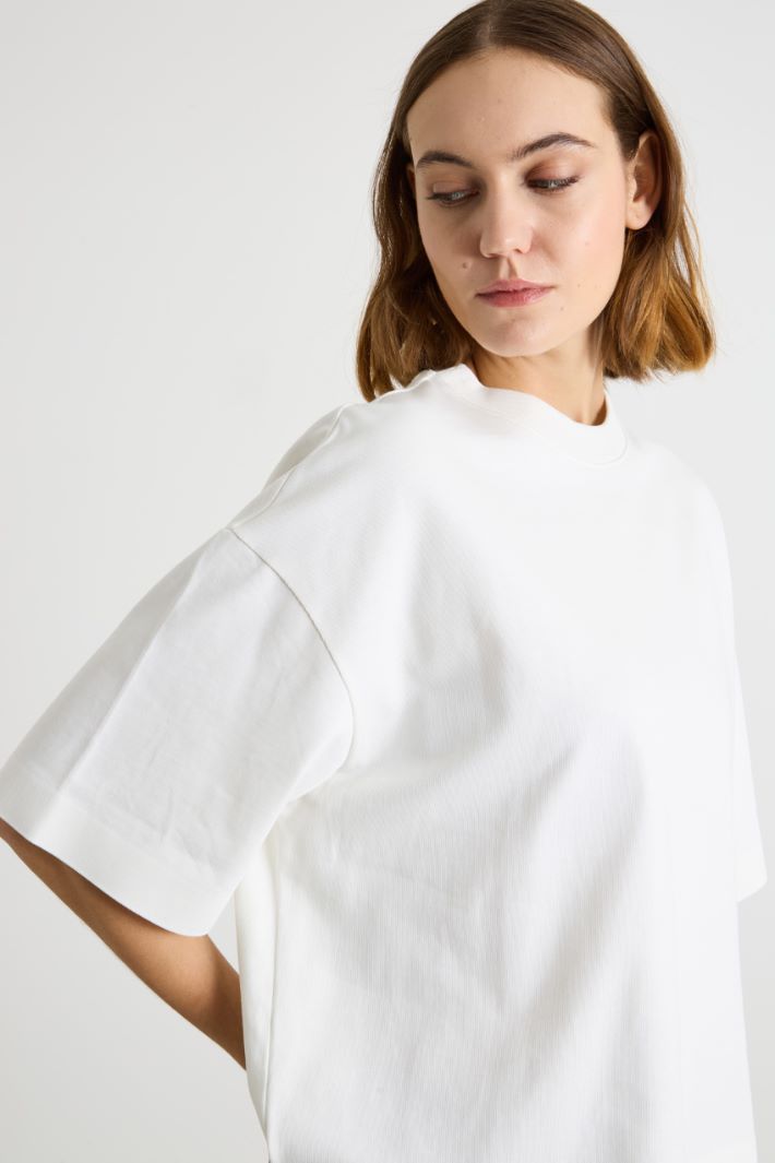 Boxy jersey T-shirt Intrend - 3
