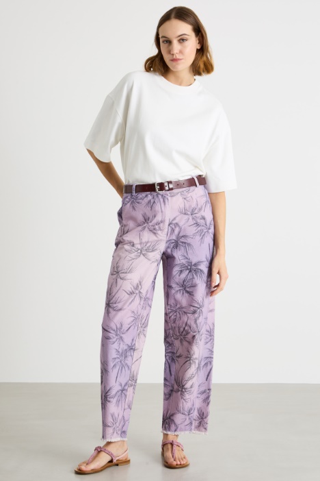 Boxy jersey T-shirt Intrend