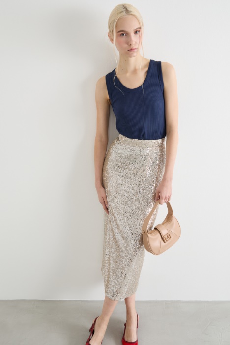Wide-strap vest top Intrend