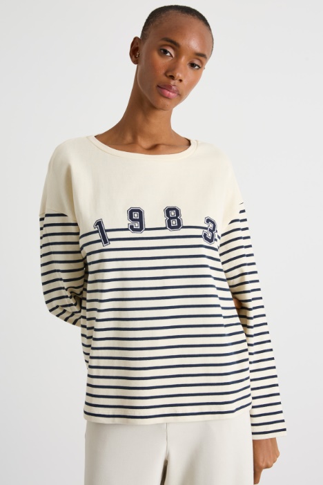 Long-sleeved jersey T-shirt Intrend