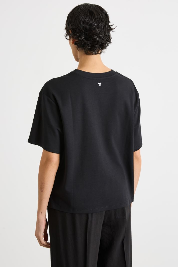 T-shirt con motivo stampato Intrend - 4