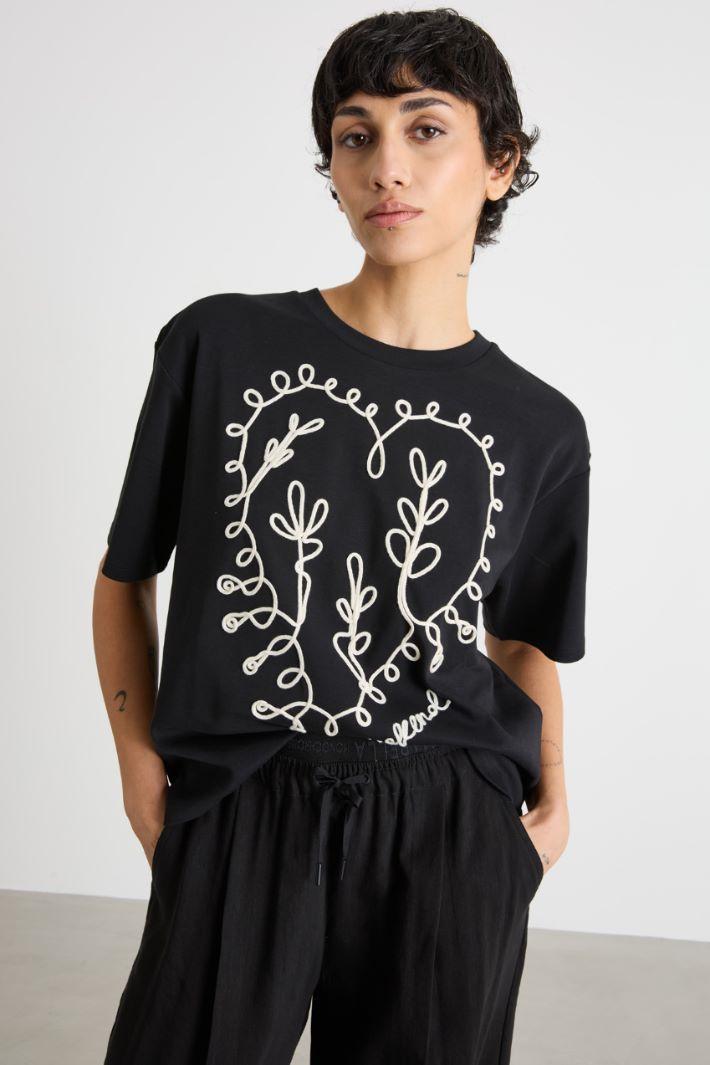 T-shirt con motivo stampato Intrend - 2