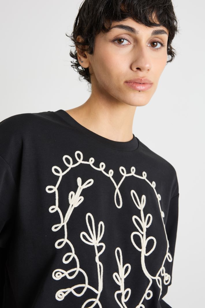 T-shirt con motivo stampato Intrend - 3