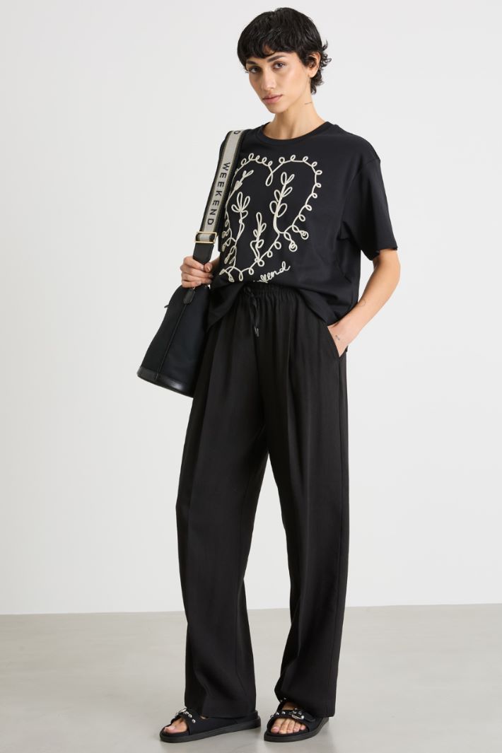 T-shirt con motivo stampato Intrend