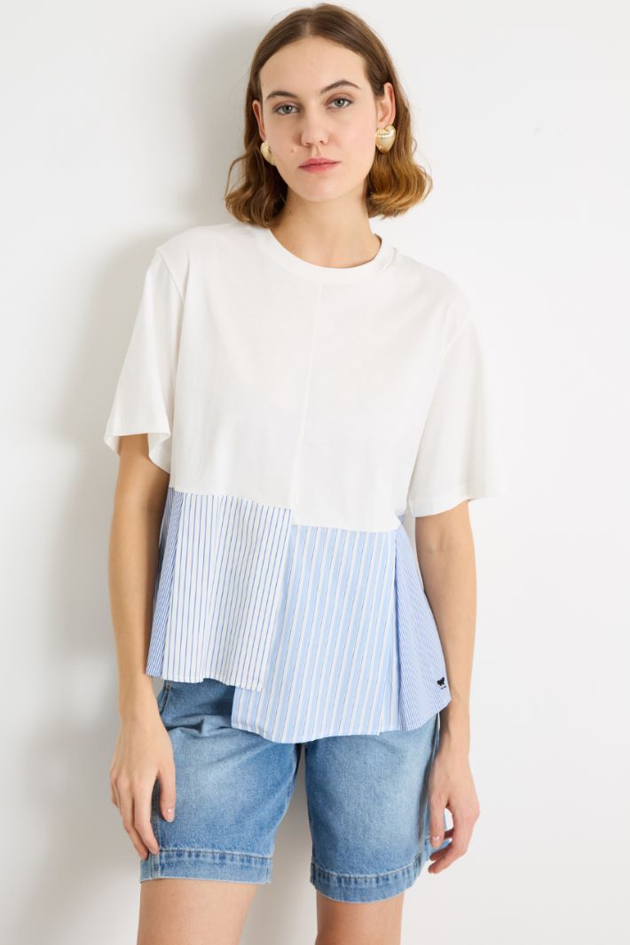 Panelled T-shirt Intrend - 3
