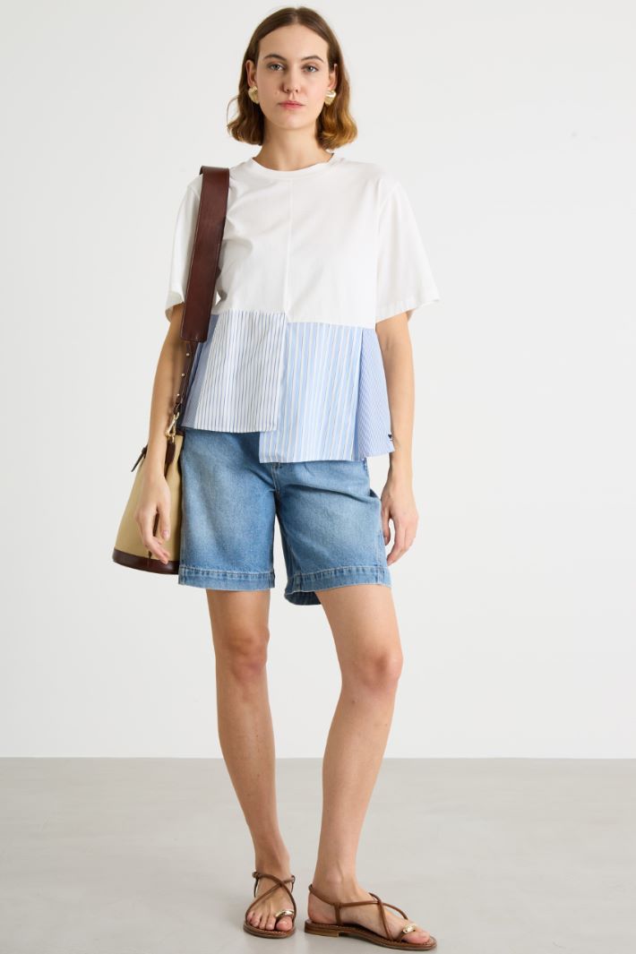 Panelled T-shirt Intrend