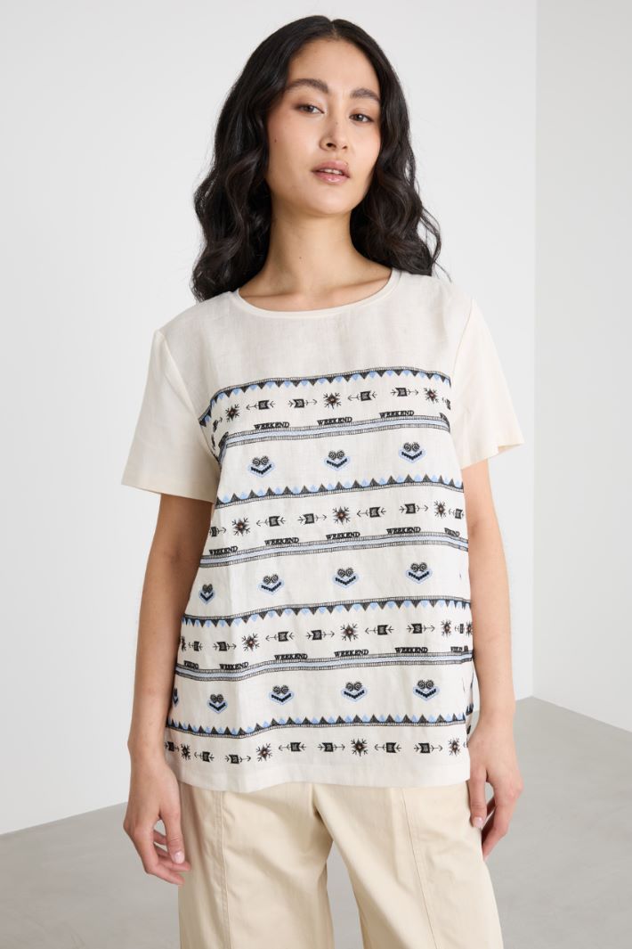 Basic jersey T-shirt Intrend - 2