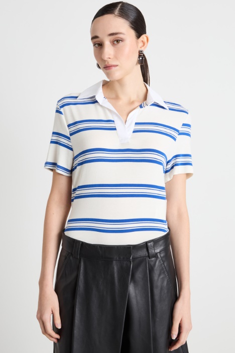 Polo in jersey Intrend