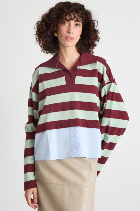 Polo in jersey e popeline Intrend