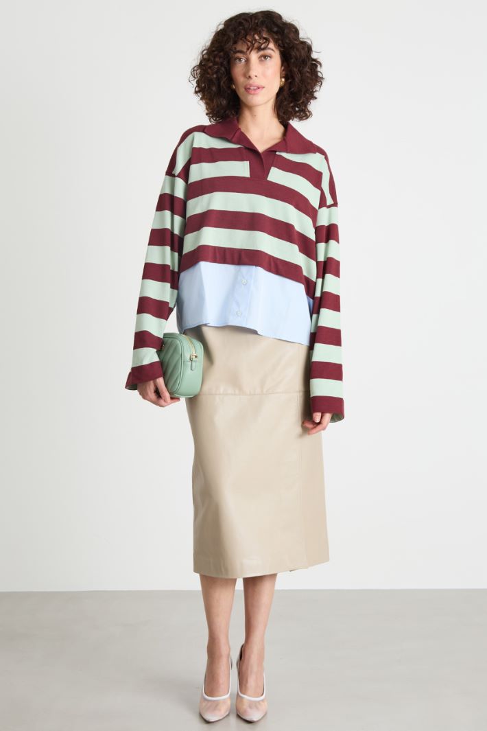 Polo in jersey e popeline Intrend