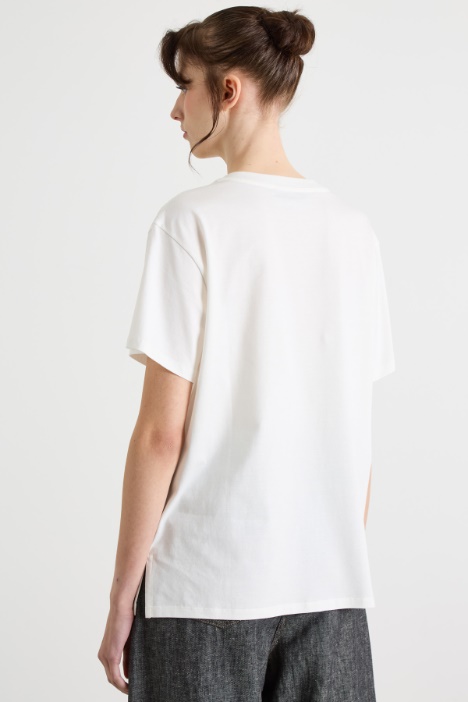 Camiseta de jersey estampado