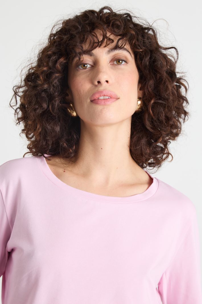 Three-quarter-sleeve jersey T-shirt Intrend - 3