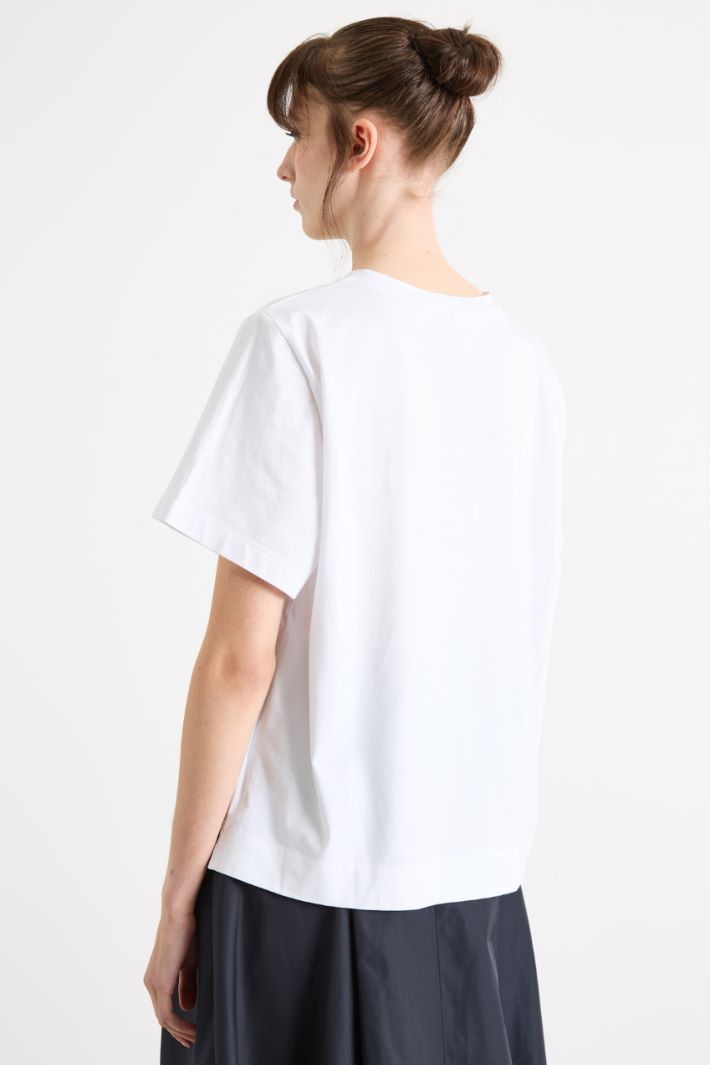 Printed Panel T-shirt Intrend - 4