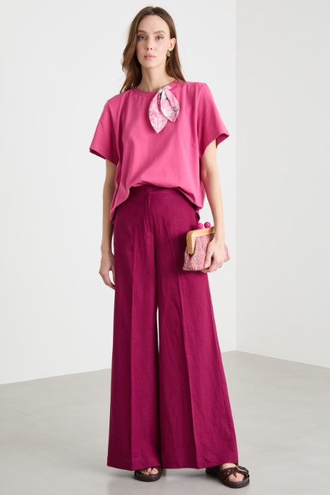 Printed Panel T-shirt Intrend