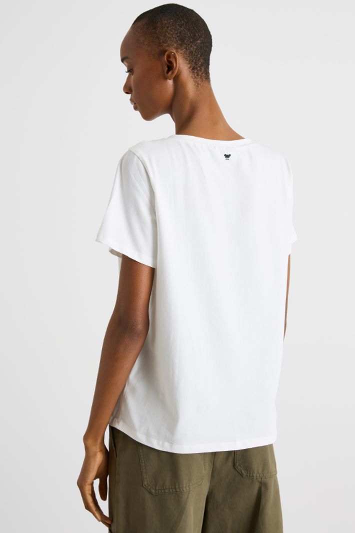 Crew-neck jersey T-shirt Intrend - 4