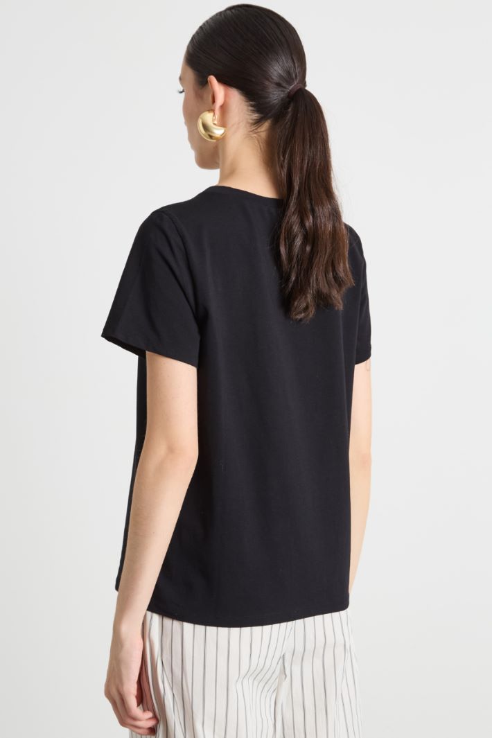 Crew-neck jersey T-shirt Intrend - 4