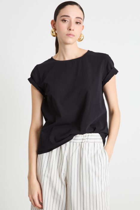 Crew-neck jersey T-shirt Intrend